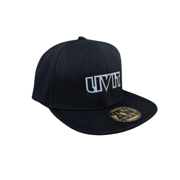 HAT BLACK WHITE
